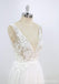 Απλή Σέξι Βαθιά Χαμηλή V Λαιμός Μικρές A-line Φθηνά Φορέματα Για Γάμο, WD398