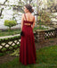 Απλές Ιμάντες Ανοίξτε Πίσω Μακριά Βραδινά Φορέματα Prom, Φθηνά Προσαρμοσμένα Γλυκά 16 Φορέματα, 18486
