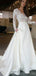 Mangas largas de encaje una línea de vestidos de novia baratos en línea, vestidos de novia baratos, WD493