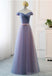 Μπλε Ροζ Τούλι Μήκος Φόρουμ Αντιστοιχισμένες Φορέματα Παράνυμφων Online, WG539