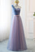 Μπλε Ροζ Τούλι Μήκος Φόρουμ Αντιστοιχισμένες Φορέματα Παράνυμφων Online, WG539