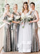 Sequin Silver Sequin Mermaid Long Bridesmaid Vestidos Online, WG306