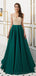 Off Shoulder Smaragdgrüne Perlen Abendkleider, Abendparty Abendkleider, 12079