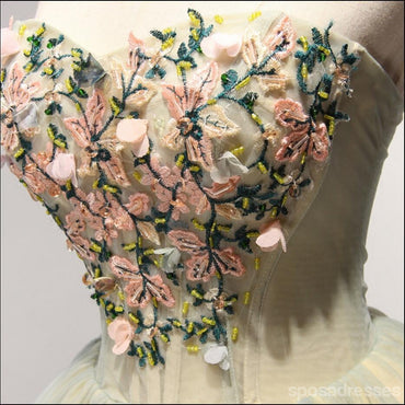 Το μοναδικό Κίτρινο και Πράσινο Γλυκιά μου Homecoming Prom Φορέματα, Φορέματα Prom Σύντομο Πάρτι, Ιδανικό Homecoming Φορέματα, CM203