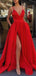 Απλό σέξι λουράκια σπαγγέτι με πλευρική σχισμή, βραδινά φορέματα, βραδινά φορέματα, 12138