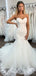 Sweetheart Lace Mermaid Robes de mariée en ligne, Robes de mariée bon marché, WD632