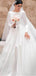 Manches longues A-ligne longues robes de mariée en ligne, robes de mariée pas chères, WD542