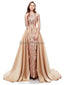 Μακριά Μανίκια Αποσπώμενο Λαμπερά Πούλιες Βράδυ Φορέματα Prom, Βράδυ Πάρτι, Φορέματα Prom, 12106