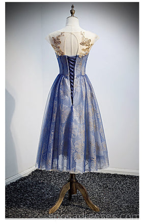 Σέσουλα Μανίκια Καπ Χρυσό Πούλιες Φτηνές Φορέματα Homecoming σε απευθείας Σύνδεση, Φθηνά Σύντομη Φορέματα Prom, CM764