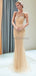 Σέσουλα βαριά beaded Rhinestone χάντρες γοργόνα βράδυ prom φορέματα, βραδινό κόμμα Prom φορέματα, 12043