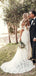 Vestidos de novia baratos de sirena de manga corta Shouder en línea, vestidos de novia de encaje baratos, WD439