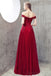 Από Τα Κόκκινα Φτηνά Μακριά Φορέματα Χορού Βραδιού Ώμων, Φτηνά Φορέματα Χορού Κόμματος Συνήθειας, 18583