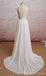 Illusion simple voir à travers des robes de mariée de plage pas cher en ligne, WD373