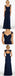 Cap Sleeve Open Back Chiffon Navy Blue Formal Cheap Bridesmaid Dresses, WG43
