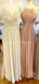 Correas espaguetis Vestidos largos de dama de honor baratos en línea, Vestidos de damas de honor baratos, WG718