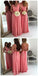 Simple Cheap Jersey Convertible Open Back Sexy Long Bridesmaid dresses, WG45