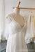 Μανίκι Β ΚΑΠ περιστασιακά απλά γαμήλια φορέματα παραλιών λαιμών, WD326