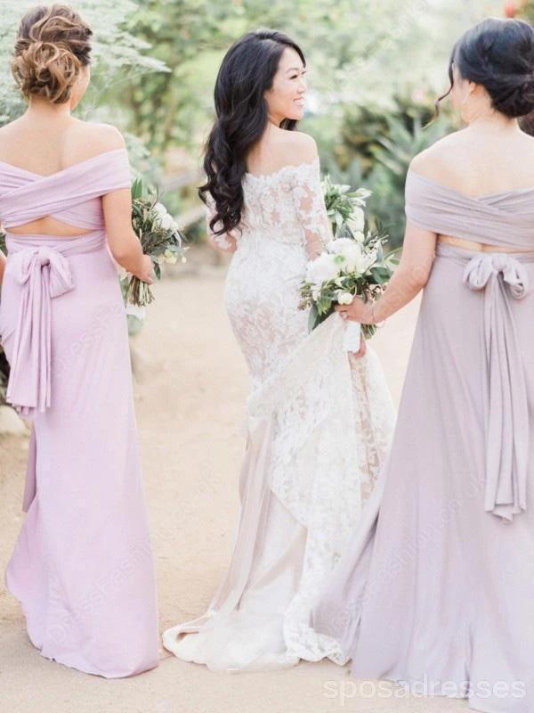 Off Γυναικεία γοργόνα μακριά μανίκια με φθηνά γαμήλια φορέματα σε απευθείας σύνδεση, φθηνά νυφικά, WD612