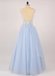 Ανοιχτό μπλε φόρεμα με δαντέλα φθηνά μακρά βραδινά φορέματα, φθηνά προσαρμοσμένα Sweet 16 φορέματα, 18518
