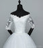 Fuera del hombro Mangas largas Vestido de fiesta Vestidos de novia baratos en línea, Vestidos de novia baratos, WD497