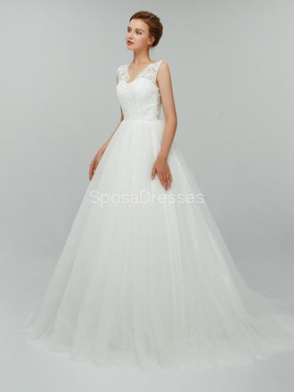 Sexy look simple V Pilot Wedding Wedding Network, Low - cost Wedding robe wd552