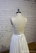 Sexy Backless Lace Cap Sleeves Vestidos de novia de playa baratos en línea, WD389