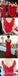 Κόκκινη Δαντέλα Από τον Ώμο V-Λαιμό Γοργόνα Πολύ Γοητευτικό Ανέξοδη Σέξι Φορέματα Παράνυμφων, WG53