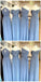 Misincompatíveis Chiffon Blue Cheap Long Simple Bridesmaid Vestidos Online, Vestidos Baratos De Bridesmaids, WG725