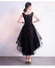 Negro scoop alto encaje bajo barato homecoming vestidos en línea, baratos vestidos cortos de fiesta, CM779