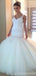 Vestidos de novia de sirena con tirantes de encaje sin espalda sexy en línea, vestidos de novia de encaje baratos, WD450