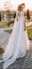 Diseño único aljofaró Beach Long Wedding Dresses Vestidos Nupciales en Línea, Baratos, WD529