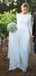 Vestidos de novia baratos de sirena de manga larga sin respaldo simples en línea, vestidos de novia baratos, WD488