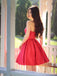 Rojo simple Sweetheart vestidos de homecoming barato por debajo de 100, CM589