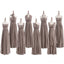 La gasa convertible más popular vestidos de la dama de honor largos baratos en línea formales grises para fiesta de bodas, WG68
