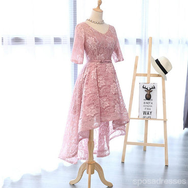 Cadarço de manga longo altos vestidos de baile para os estudantes de regresso para casa rosa baixos, baile para os estudantes partidário curto disponível 16 vestidos doces, vestidos de coquetel de regresso para casa perfeitos, CM330