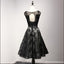 Sexy Open Back Black Homecoming Prom Dresses, Little Black Dress,  Short Party Prom Dresses, Perfect Homecoming Dresses, CM207