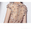 Καπ Μανίκια Δείτε Μέσω Του Χρυσού Δαντών Φθηνά Επιπλωμένα Φορέματα Σε Απευθείας Σύνδεση, Φθηνά Φορέματα Μικρού Χορού, CM789