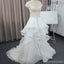 Το Μανίκι καπ Όμορφη Lace Γάμο Φορέματα Κόμμα Φτηνό Σιφόν Νυφικό Φόρεμα, WD0076