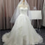Einfache elegante Schatz White Chiffon Hochzeitsparty Dresses, Billig Bridal Gown, WD0077