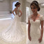 Manches courtes dentelle sirène robes de mariée en ligne, robes de mariée pas cher, WD510