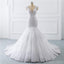 Cap Μανίκια Άσπρα Γαμήλια Φορέματα Δαντελλών Online, Φθηνά Νυφικά Φορέματα, WD511