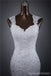 Kappenärmelschnürsenkelmeerjungfrauenhochzeitsbrautkleider, kundenspezifische gemachte Hochzeitskleider, erschwingliche Hochzeitsbrautkleider, WD248