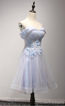 Τούλι Δαντέλα Χαριτωμένο Homecoming Prom Φορέματα, Οικονομικά Σύντομο Κόμμα Χορό Γλυκό 16 Φορέματα, Τέλεια Homecoming Φορέματα Κοκτέιλ, CM332