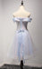 Tulle Lace Cute Homecoming Prom Dresses, Affordable Short Party Prom Sweet 16 Dresses, Perfect Homecoming Cocktail Dresses, CM332
