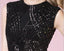 Sparkly Black Sequin Mermaid Lange Abendkleider, Abendparty-Abendkleider, 12292