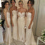 Κομψό Γλυκό Καρδιά Σέξι Γοργόνα Γάμος Πάρτι Μακριά αρκετά Φορέματα Παράνυμφων, WG81