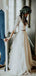 Manches longues deux pièces robes de mariée de plage en ligne, robes de mariée de plage pas cher, WD471