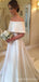 Simple de hombro alinean trajes de novia baratos vestidos nupciales en línea, baratos, WD445