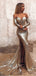 Robes de bal de soirée sirène à paillettes dorées à manches longues, robes personnalisées bon marché Sweet 16, 18539