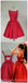 Leuchtend Rote Elegante Einfache Billig Kurze Homecoming Kleider 2018, CM550